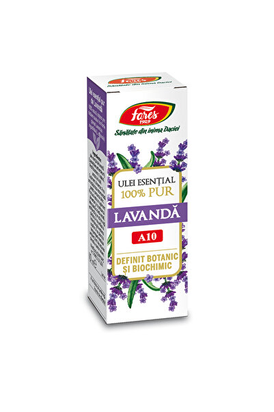 Fares Ulei Esential de Lavanda 100% Pur (A10) 10ml
