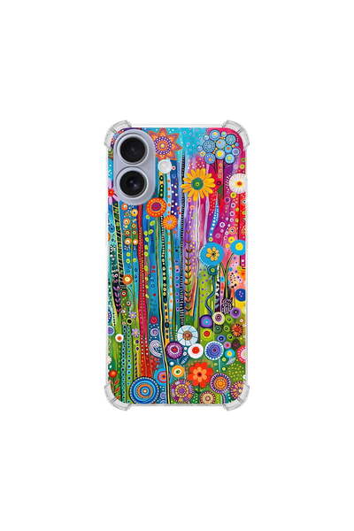 PrintiFy Kkapple iPhone 17 ile Uyumlu Düşlerin Dansı Serisi Folklorik Bahçe T...