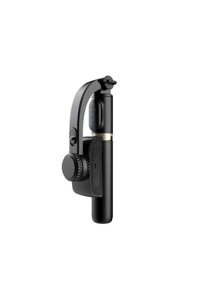 Beseder Stick pentru selfie, Bluetooth, Q08, stabilizator Gimbal, o axa, trep...