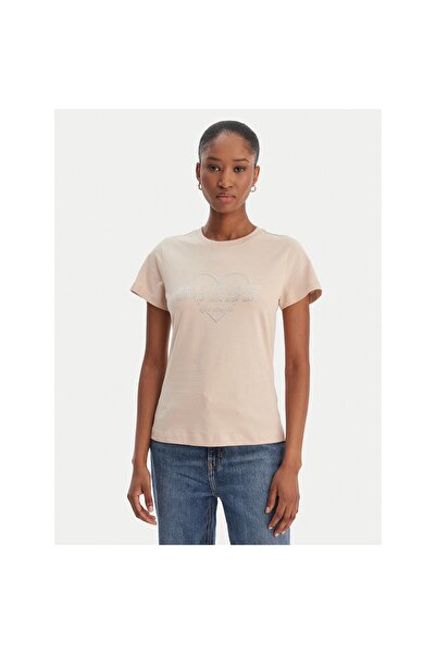 Guess Μπλουζάκι Unisex V5GI10K9RM1 Μπεζ