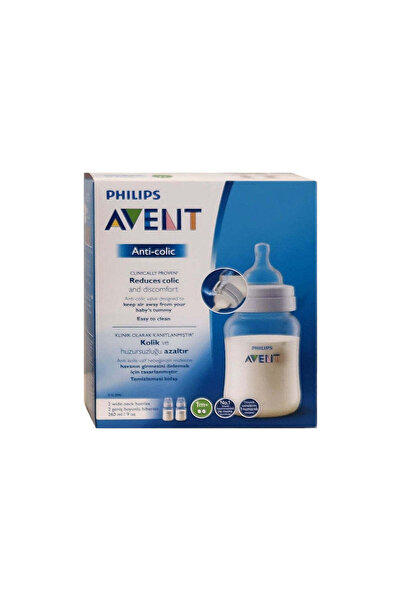 Philips Avent Anti-Colic Baby Bottle - 260ml Twin Pack - Easy Clean