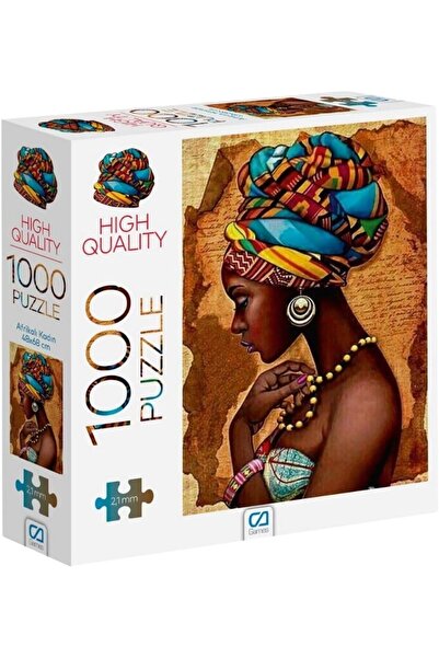 Yıldızan African Woman 1000 Pieces 2,2mm Thickness 48X68Cm Professional Hobby...