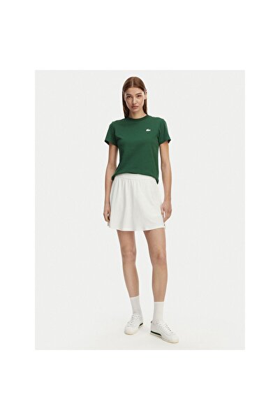 Lacoste Fustă de tenis pentru femei JF0218 Albă