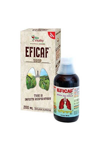 ‎ Bio Vitalica Sirop Eficaf, 200 ml, Bio Vitality