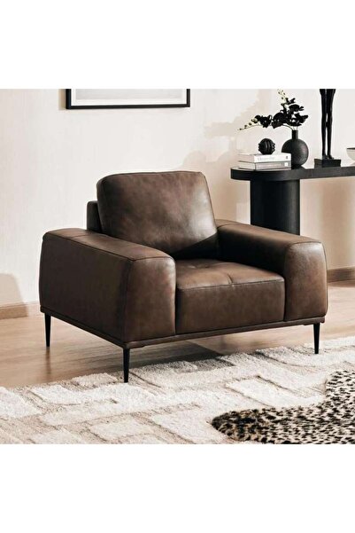 PAN HOME VLOG SINGLE SEATER SOFA- BROWN
