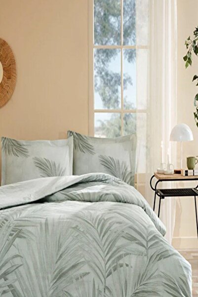Özdilek Single Duvet Cover Set Ravenea Green