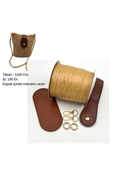 angel çanta aksesuar Nezcraft Phone Bag Making Set Tan Color