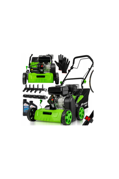 MalTec Aerator și scarificator pe benzină 2-în-1, lățime de lucru 40 cm, capa...