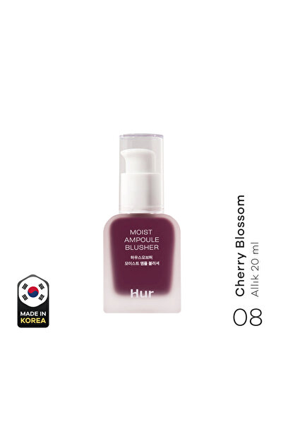 House of HUR Moist Ampoule Blusher #08 Berry Purple 20ml | Nem Veren Likit Allık