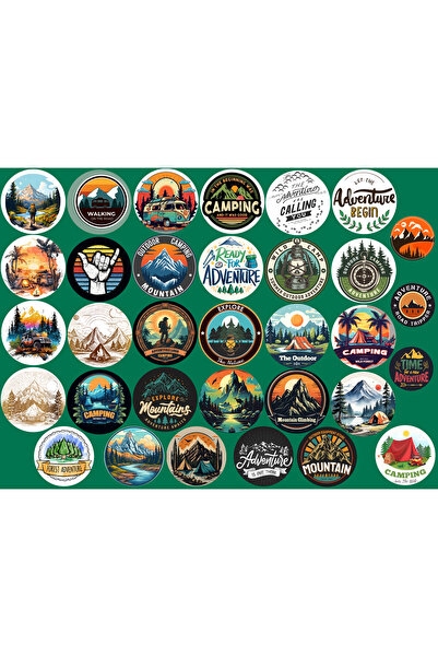 TELLGRAF Adventure Themed Sticker Set (21X30 cm 1 Set)