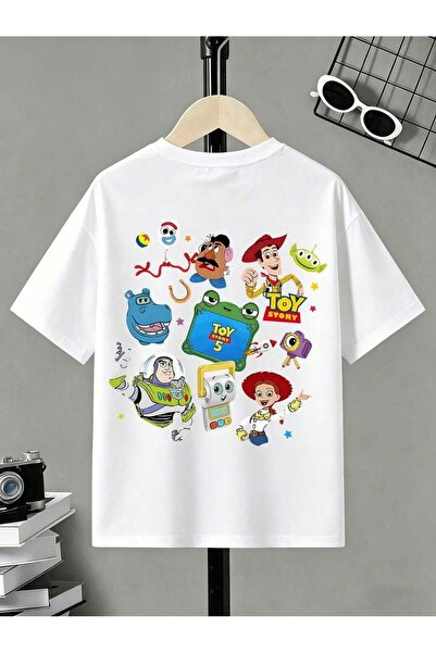 SVART WEAR تي شيرت للأطفال والمراهقين مطبوع عليه Toy Story، مصنوع من القطن بن...