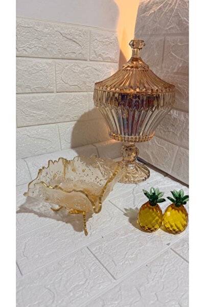 MK Creations Luxury Handmade Resin Tray with Gold Butterflies – Decorative Tr...