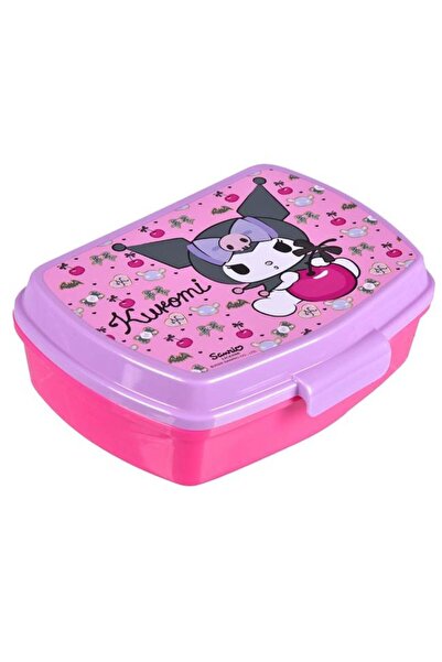 kuromi Cutie de prânz roz cu design pentru fete - 630 ml