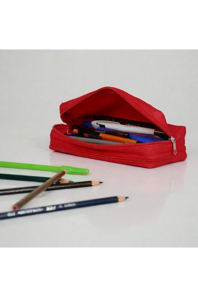 SUESS مقلمة سوداء حامل أقلام مزدوج (مع هدية)
