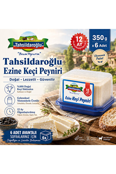 Tahsildaroğlu Ezine Keçi Peyniri (350 g) x6 adet