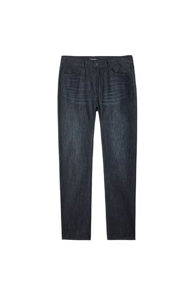 Giordano Men's Mid Rise Slim Fit Zipper Jeans
