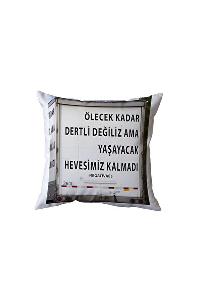 Beramussa We'Re Not as Troublesome as We Seem Written Pillow, Fun Gift