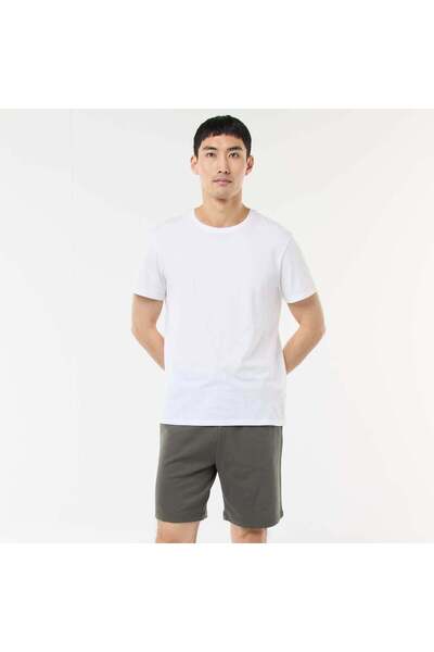 KIABI Lightweight fleece Bermuda shorts KHAKI