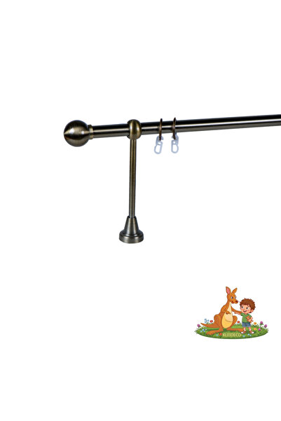 KLEIDECO Galerie simpla perdea AUSTRALIA, Metal, Diametru 19 mm, Capete SIDNE...