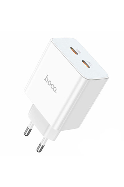Hoco Προσαρμογέας C108A με 2 θύρες USB-C, Παροχή Ισχύος 35W / Γρήγορη Φόρτιση...