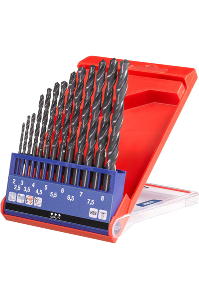Kwb Set 13 burghie Einhell HSS-R diametru 2-8 mm forjate
