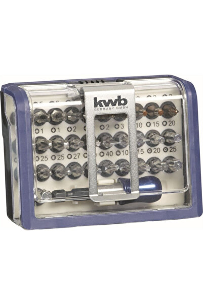 Kwb Set 32 piese KWB, biti extreme force, inox, torsiune + bit holdere