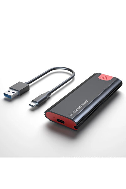 Choice3 NVME and SATA B M2 NVMe SSD Enclosure 10Gbps PCIe SSD Case Portable B...