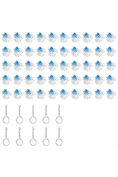 Choice3 60pcs 50PCS Keyboard Clicker for 3D Print Crisp Click Dustproof, 3-Pi...