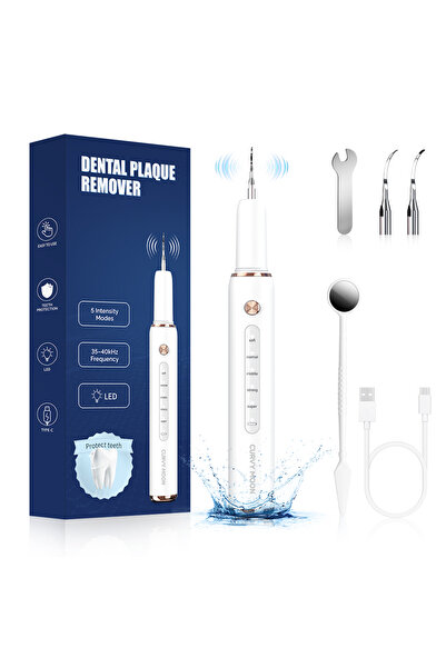 Choice1 Plastic Kit CURVY MOON Ultrasonic Plaque Remover for Teeth T4 UV Disi...