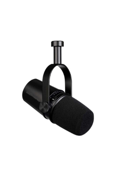 Shure MV7-K, Podcast Microphone, Professional, USB Compatible for PC, High Qu...