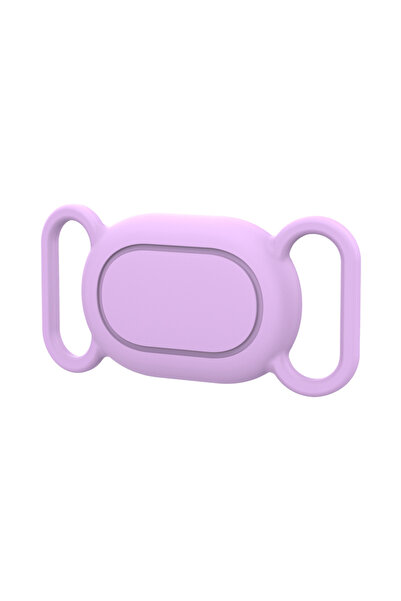 Choice5 Purple Dog Cat Pet Collar Case for Tag Tracker Waterproof Silicone Pr...