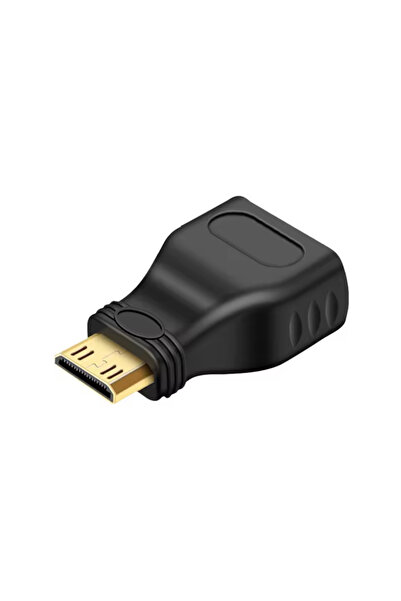 Choice Black-1PCS MINI HDMI-compatible Male TO HDMI-compatible Female Adapter...