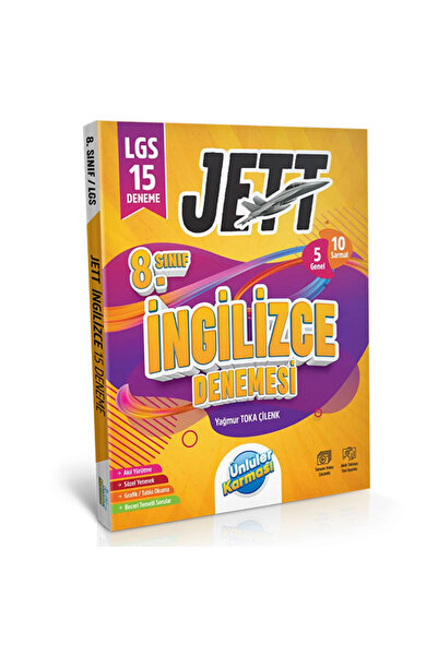 Ünlüler Karması 8. Sınıf Jett İngilizce 15 Deneme / Kollektif / Ünlüler Karma...