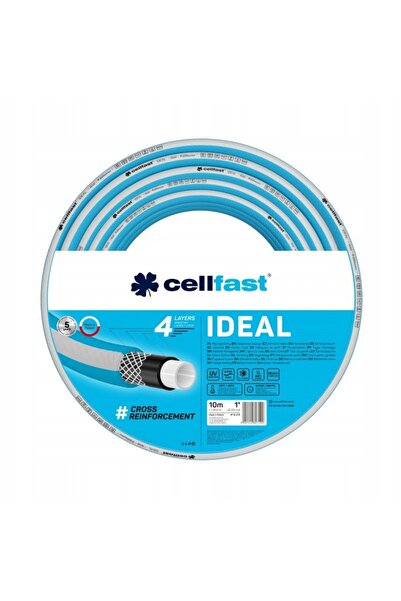 Cellfast Furtun de grădină IDEAL 4 straturi 1 inch 27 bar 10m Produs polonez