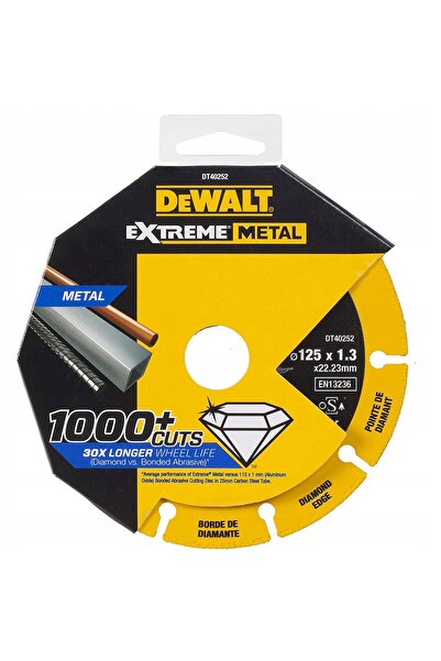 Dewalt Disc diamantat pentru tăierea oțelului DT40252 125mm tablă metalică fontă