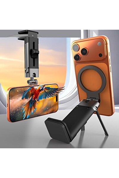 Generic Magnetic Phone Holder Mount for Airplane Travel & Car, 360° Adjustabl...