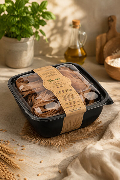 venefis Tam Buğday Fettucine 330 Gr - İtalyan Usulü Şerit Makarna