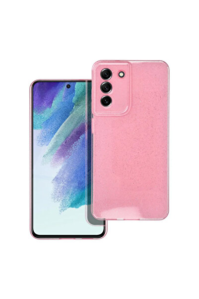 Techwave Λαμπερή θήκη για Samsung Galaxy S21 FE ροζ