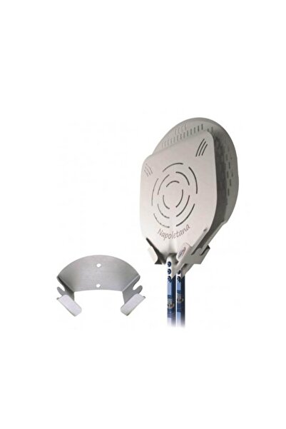 GiMetal Suport de perete pentru 2 palete de pizza, aluminiu, 17.5x9x9cm