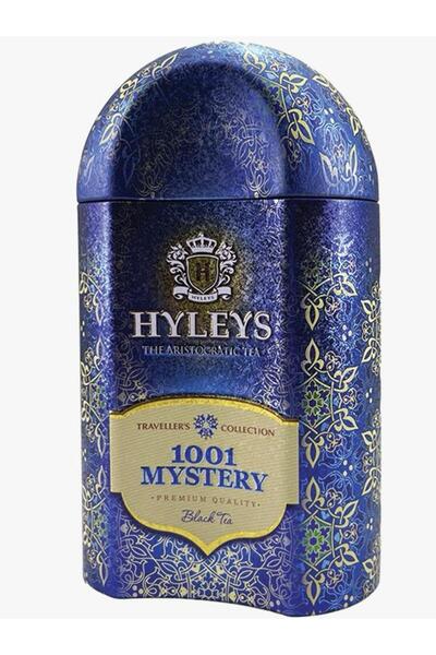 HYLEYS Hailis Black Loose Leaf Tea with Orange Peel and Flowers in a Metal Bo...