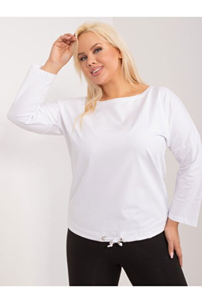 Basic Feel Good Bluza Dama, BASIC FEEL GOOD, Bumbac, Maneca lunga, Alb, model...