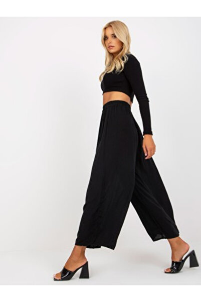 Och Bella Women's Pants, Och Bella, Viscose, Black, model TW-SP-BI-82353.39