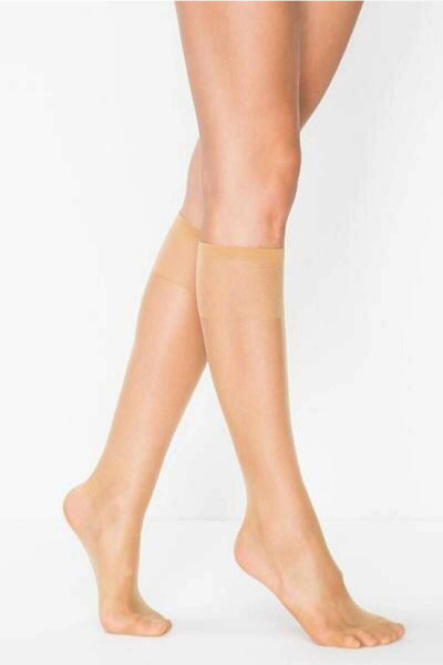 mtm My The Mall Clothing Super Thin 15 Den Matte Trouser Socks Skin