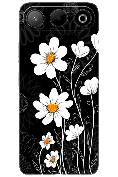 General Mobile GM 26 5G (G905) Uyumlu Kılıf Desen Baskılı Silikon Papatya STK...