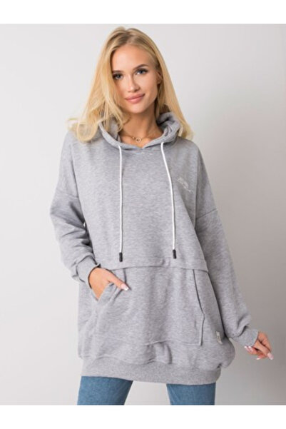 Relevance Women's Sweatshirt, RELEVANCE, Cotton, Long Sleeve, Gray, model RV-...
