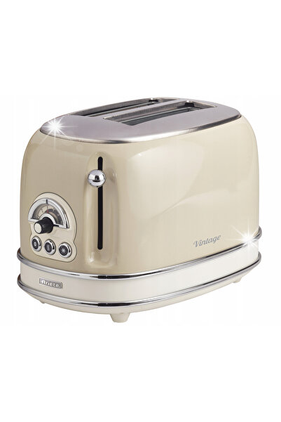 ARIETE Prăjitor de pâine cu două fante Vintage 15503, pentru 2 pâine, Grzanki...