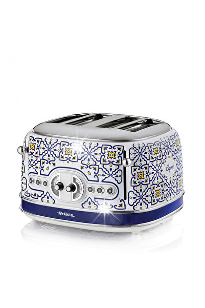 ARIETE Prăjitor de pâine cu patru fante Capri 1560, Funcție de dezghețare, 1600W