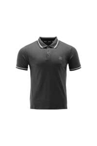 yato Tricou polo bărbătesc, negru, din bumbac moale, 200g/m², mărimea M.