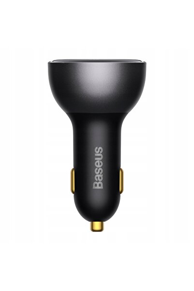 Baseus Încărcător auto cu 2 porturi USB, USB Tip C, 140W, 12V - 24V