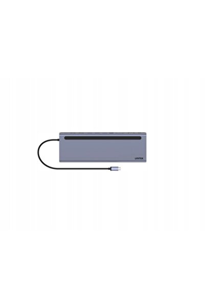 NO BRAND Hub USB Unitek 11 în 1, USB-C, RJ45, MST, 100W PD, 2xHDMI, VGA, SD, ...